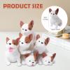 6Pcs Dog Squishy Toys for Kids, Cute Fidget Toys Stress Balls for Adults, Sensory Stress Toys Squish Squeeze Ball Stress Relief Toy, Squishy Ball Stretch Squeeze Toys Party Favors for Boys & Girls view 3