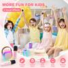 Koolcover Mini Karaoke Machine for Kids Adults, Portable Bluetooth Speaker with 2 Wireless Microphones,Toys Birthday Gifts for Girls Ages 4, 5, 6, 7, 8,9,10,11,12+ Family Home Party (Pink) view 3