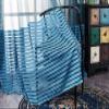 HooHero High Grade Striped Velvet All Match Breathable 100 Width Rod Pocket Top Style Sheer Curtains Living Kids Baby Room Decoration view 2