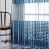 HooHero High Grade Striped Velvet All Match Breathable 100 Width Rod Pocket Top Style Sheer Curtains Living Kids Baby Room Decoration view 4