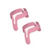 Nanobebe Flexy Bottle Handles, Easy-Grip Ergonomic 2-Pack, Transitional Sippy Cup, Pink view 1