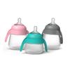 Nanobebe Flexy Bottle Handles, Easy-Grip Ergonomic 2-Pack, Transitional Sippy Cup, Pink view 4