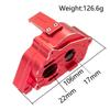 Alloy RC Center Transmission Box Upgrades Part for 1/10 KRATON Outcast 4X4 4S V2 BLX 1/8 Mojave 4X4 4S RC Car,Replacement of ARA311169 (Red) view 3