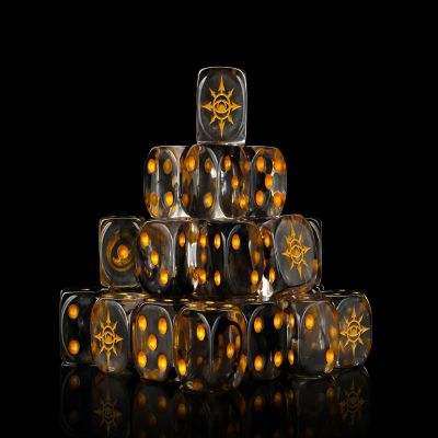 Baron of Dice Chaos Demon Resin Dice - Set of 25 (Round)