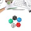 5 Pieces 30 Sided Dices D30 Polyhedral Role Playing Dices Pack RPG Board Game Dices Acrylic Dices Club Game Dices Kits 30 Sided Polyhedral Dices Set 5 Colors Dices Assortment Polyhedral Digital Dices view 2