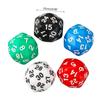5 Pieces 30 Sided Dices D30 Polyhedral Role Playing Dices Pack RPG Board Game Dices Acrylic Dices Club Game Dices Kits 30 Sided Polyhedral Dices Set 5 Colors Dices Assortment Polyhedral Digital Dices view 4