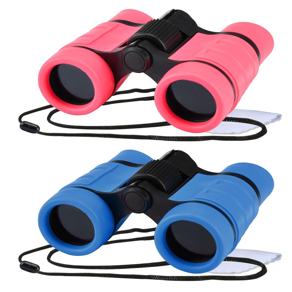 Binoculars for Kids, Toys for 3-12 Years Boys and Girls High-Resolution Optics Shockproof Mini Compact Toy Binoculars for Bird Watching, Hiking, Camping, Science, Detective