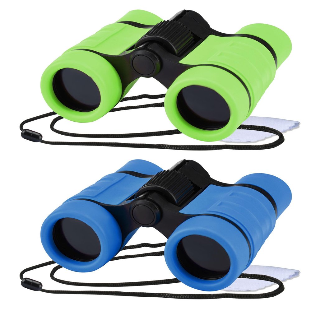 Binoculars for Kids, Toys for 3-12 Years Boys and Girls High-Resolution Optics Shockproof Mini Compact Toy Binoculars for Bird Watching, Hiking, Camping, Science, Detective