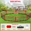 Gaga Ball Pit for Kids, Portable Gagaball Court 15ft Equipped with Carry Bag, 2 Gaga Balls, Wind Ropes and Ground Spikes for Sport Games and Indoor & Outdoor Activities view 3