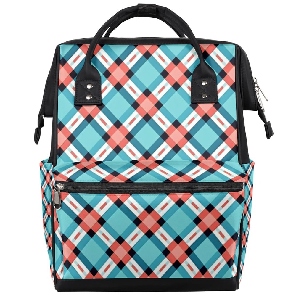 Skonsati Baby Diaper Bag Backpack Aztec Indian Bohemian Style Large Tote Diaper Bag for Mom Nappy Bag Baby Essentials Travel Tote with Stroller Straps