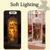 Book Nook Kit Decorative Bookend Stand Creative Bookshelf Miniature Booknook Kit 3D Wooden Puzzle for Adults Room Dollhouse Decoration (Garden House) view 4