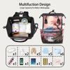 Skonsati Baby Diaper Bag Backpack Watercolor Mount Fujisan Cherry Blossom Large Tote Diaper Bag for Mom Nappy Bag Baby Essentials Travel Tote with Stroller Straps view 3