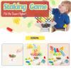 CLAPET 64 Pcs Tetra Tower Stacking Game, Fun Balance Building Blocks Board Games for Kids Adults Family Party, Toys Gifts for Boys Girls Ages 3-12 view 3