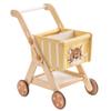 ROBOTIME Baby Walkers for Boys, Wooden Shopping Cart Toy for Toddler Kids, Height-Adjustable Wooden Push Walker, Sit to Stand Walker for Baby Learning to Walk view 1