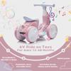 JoyRydz 6V Electric Baby Balance Bike with Bubble Machine,4 in 1 Toddler Balance Bike w/Remote Control for 1 Year Old Boys Girls Kids Bubble Bike Ride on Toys w/Powered Motor,Music,LED Lights (Pink) view 2