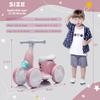 JoyRydz 6V Electric Baby Balance Bike with Bubble Machine,4 in 1 Toddler Balance Bike w/Remote Control for 1 Year Old Boys Girls Kids Bubble Bike Ride on Toys w/Powered Motor,Music,LED Lights (Pink) view 4