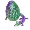 3D Printed Dragon Egg,Chinese Dragon,Dragon Statue,Home Office Decor,Fidget Toys for Autism/ADHD,3D Printed Gift Toy,Fidget Toys, Executive Desk Toys (Purple) view 3