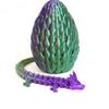 3D Printed Dragon Egg,Chinese Dragon,Dragon Statue,Home Office Decor,Fidget Toys for Autism/ADHD,3D Printed Gift Toy,Fidget Toys, Executive Desk Toys (Purple) view 4