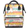 Skonsati Unicorn Baby Diaper Bag Backpack Unicorn Rainbow Large Tote Diaper Bag for Mom Nappy Bag Baby Essentials Travel Tote with Stroller Straps view 1