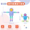 Hanaive 48 Pcs Robot Fidget Spinners for Kids Transformable Fingertip Gyro Chain Toy Deformable DIY Stress Relief Fidget Sensory Toys Adults Piata Goodie Bag Stuffers Valentine Party Favors Gift view 2
