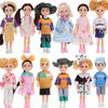 12Pcs 14cm/5.5 Inch Mini Dolls with Doll Clothes and Shoes Party Grown Outfits Doll Accessories for Kids Birthday Gifts view 1