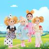 12Pcs 14cm/5.5 Inch Mini Dolls with Doll Clothes and Shoes Party Grown Outfits Doll Accessories for Kids Birthday Gifts view 2