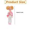 12Pcs 14cm/5.5 Inch Mini Dolls with Doll Clothes and Shoes Party Grown Outfits Doll Accessories for Kids Birthday Gifts view 3