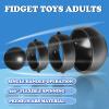 Fidget Toys Adults 4 PCs, Sensory Figette Spinner Anxiety Stress Relief Toys Quiet Fidgets Gyro for Autism ADHD Kids Gifts Cool Gadget Office Desk Toy Easter Basket Stuffers for Teen Boys view 4