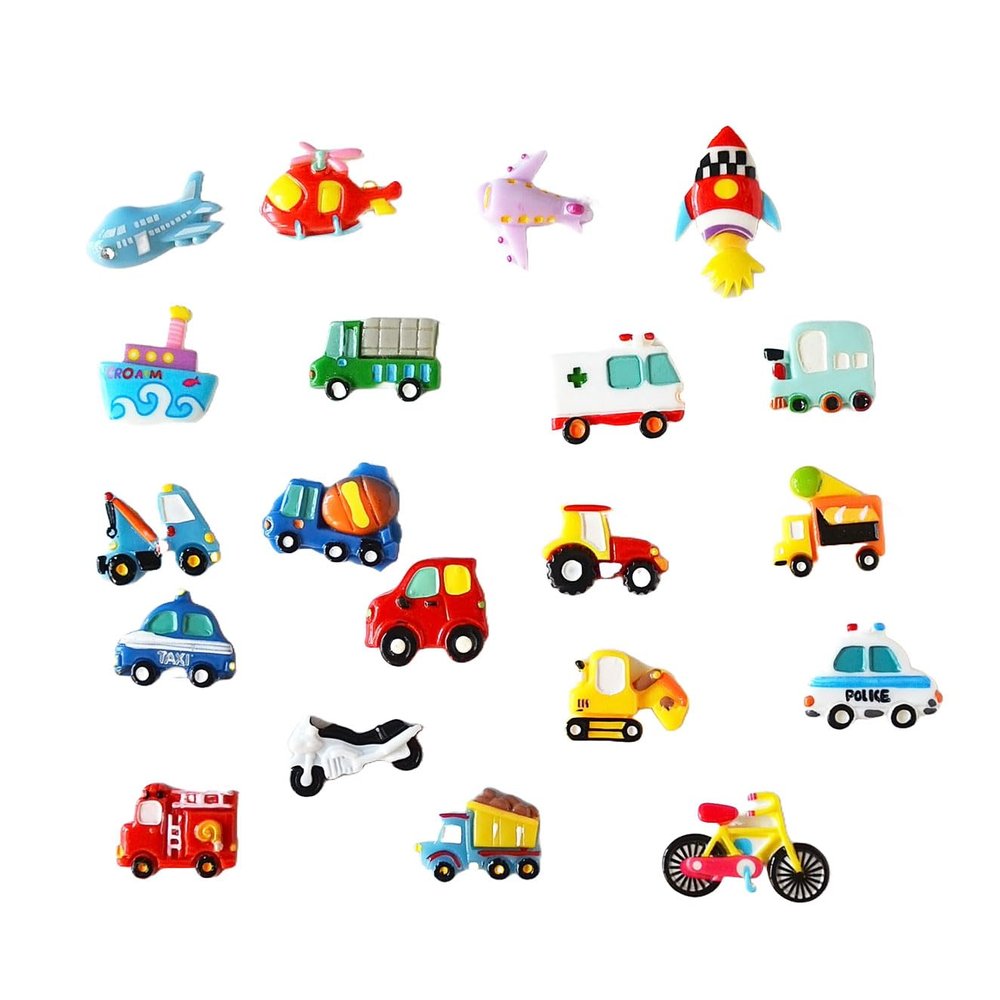 TomToy Transportation Theme I spy trinkets Sets for I Spy Bag, Bottle