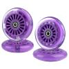 Gladeer 90mm Wiggle Car Polyurethane Replacement Wheels Set Upgrades for PlasmaCar Ride-on Toys Wiggle Car Replacement Wheels, 4-Pack (Purple) view 1