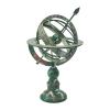 Armillary Sphere, Metal Globe Decor, The Metal Globe Decoration Features Dust-Proof and Waterproof Design That can Rotate 360 Degrees, Earth Globe for Styling on Bookshelves Nightstands view 1