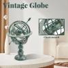 Armillary Sphere, Metal Globe Decor, The Metal Globe Decoration Features Dust-Proof and Waterproof Design That can Rotate 360 Degrees, Earth Globe for Styling on Bookshelves Nightstands view 3