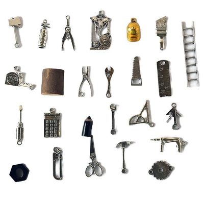 TomToy Tools Theme I spy trinkets Sets for I Spy Bag, Bottle, Set of 25