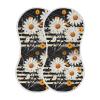 Kigai Daisy Muslin Baby Burp Cloths, Large Absorbent Cotton Muslin Burp Cloths Set of 2, Washcloths, Face Towel, Bibs for Newborn Boys Girls, 11 x22 Inch view 1