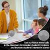 10 Pack Moon Stress Balls 2.8 inch Hand Muscle Exercise Pressure Ball Soft Foam Stress Relief Anxiety Fidget Relief Squeeze Ball for Student Adult School Office Festivals Gifts (Grey, 10) view 4