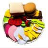 Large Breakfast Set with Bread and Pancake - Handmade Educational Montessori Kitchen Toys for Toddlers Ages 3-6 and Older Children - Pretend Cooking Dramatic Play view 1