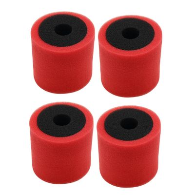 FLMLF Remote Control Car Air Filter Foam Filtration Cotton for ROVAN TSRC Zenoah CY Engine for 1/5 HPI ROFUN KM BAJA 5B 5T Parts (Red 4pcs)