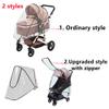Unisize Pet Stroller Rain Cover - Foldable Clear Protection for Snow, Rain, Wind - Suitable for Various Pet Stroller Models view 2