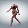 1/6 Scale Female Body,12inch Super Flexible Seamless Female Figure Body Makeup Version with Undetachable Feet Tall and Slender Miniature Action Figure (Copper Suntan Skin) view 3