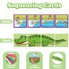 Kasfalci Sequencing Cards,Sequence Board Game for Kids,Speech Therapy Materials Toys for Autism,Story Storytelling,Social Skills,Sentence Building,Preschool Learning Activities,Classroom & Homeschool view 3