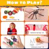Halloween Party Favor for Kids, 48 Pack Prefilled Small Plastic Witch Cauldron Halloween Miniatures Novelty Toy in Bulk, Halloween Trick or Treat Toys Prizes Rewards Gifts Miniatures for Kids view 3