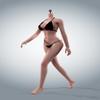 1/6 Scale Female Body,12inch Super Flexible Seamless Female Figure Body Makeup Version with Undetachable Feet Tall and Slender Miniature Action Figure (Suntan Skin) view 3