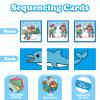 Kasfalci Sequencing Cards,Sequence Board Game for Kids,Speech Therapy Materials Toys for Autism,Story Storytelling,Social Skills,Sentence Building,Preschool Learning Activities,Classroom & Homeschool view 3