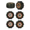 1:12 1/12 RC Car Wheel Rims Kit Sand Beach Assembly Upgrade Tire Tyre Hex Hubs Model for 9116 104009 Vehicles Off-Road Drifting Modification Accessories (Color : 4 Pieces) view 4