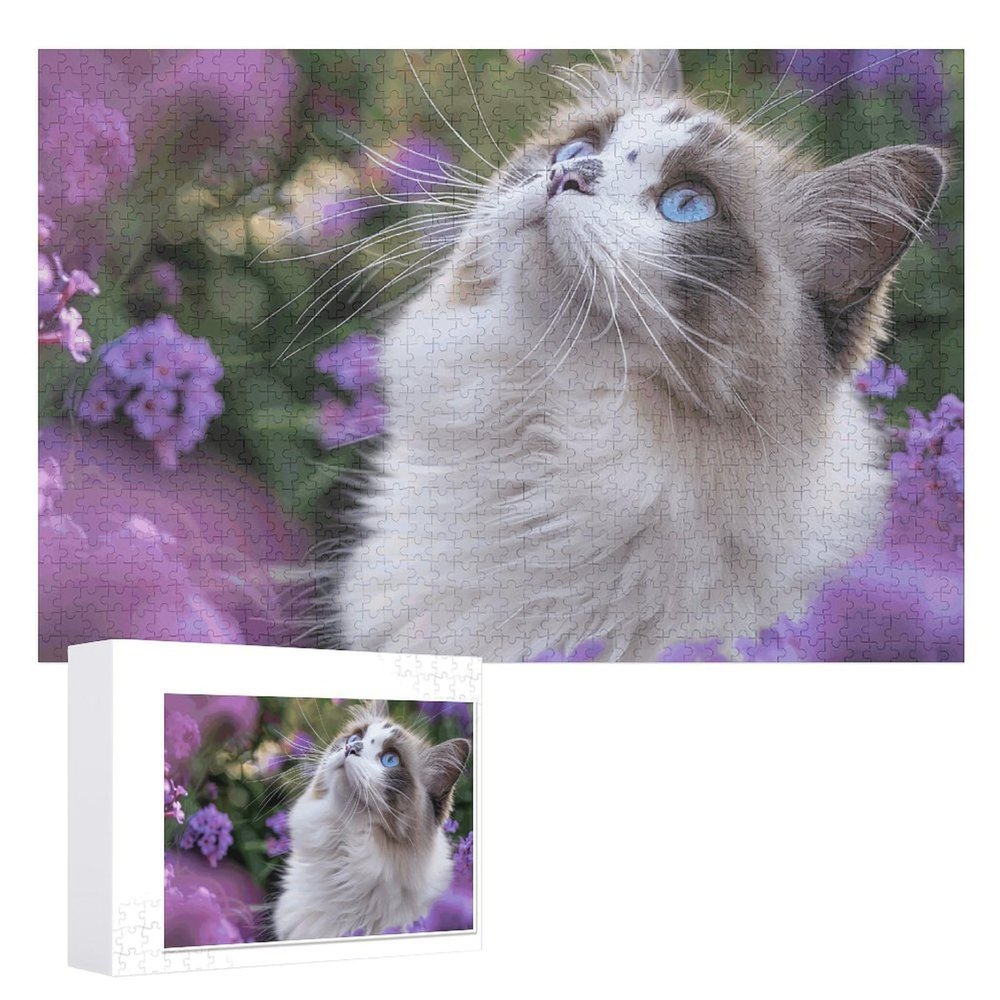 1000 PCS Jigsaw Puzzle for Adults Wooden Challenging Puzzle in The Garden Custom Personalized Picture Puzzle for Adults & Kids Family Game Nights Wooden Puzzle