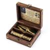 Antique Brass Kaleidoscope Gift for Men, Kids and Adults, Vintage Collectibles for Birthday, Christmas Any Occasion, Unique Gift Idea (with Stand, One) view 3
