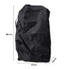 LGRFUXIN Car Seat Travel Bag, Safe Travel Car Seat Cover Fits Convertible Car Seats, Stroller Gate Check Bag with Shoulder Straps for Airplane Travel,Black view 2