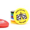 SUYANH  Custom Plastic Bar Tokens, Full-Color Print Your Personalized Photo and Text on Chips, for Drink Tokens, Poker Game and Board Game (Orange) view 4