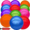GCQJOQ 12 Pcs Inflatable Playground Balls for Kids, 9 Inch Bouncy Balls with Hand Air Pump for Indoor Outdoor Play Balls view 1