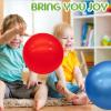 GCQJOQ 12 Pcs Inflatable Playground Balls for Kids, 9 Inch Bouncy Balls with Hand Air Pump for Indoor Outdoor Play Balls view 4